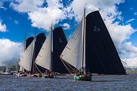 Skutsjesilen in Friesland by Brian Morgan