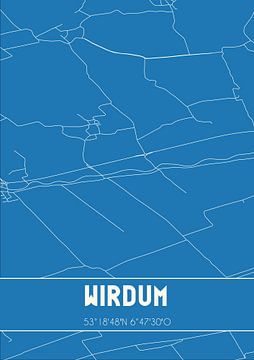 Blueprint | Map | Wirdum (Groningen) by Rezona