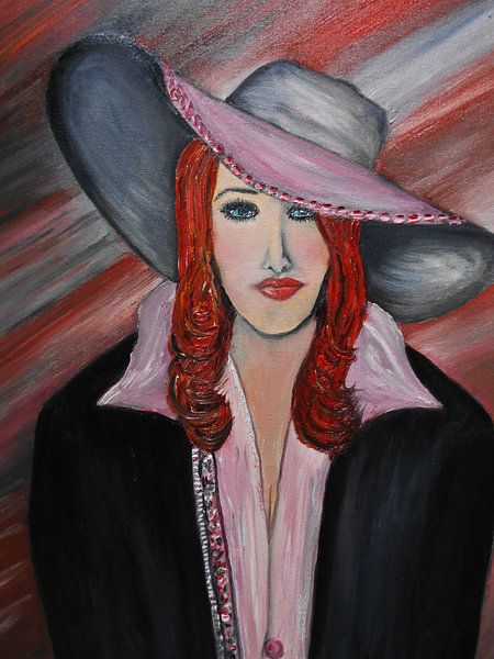 Red Haired Woman by Rhonda Clapprood
