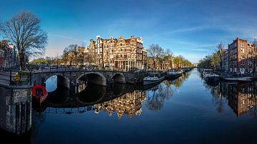 Papiermolensluis aan de Brouwersgracht in Amsterdam van Thea.Photo
