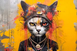 Graffiti, chat sur Bowiscapes