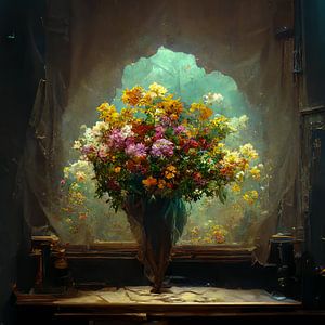 Ocean of Flowers van Sven van der Wal