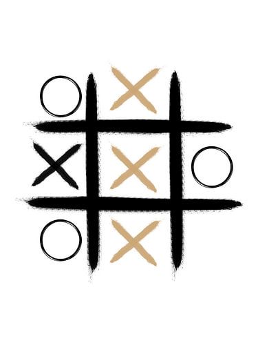 Butterkäse und Eier Abstrakter Druck