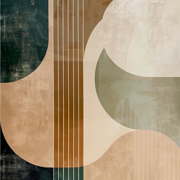 Wavy Green Harmony by Whale & Sons