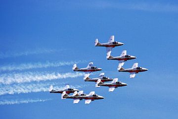 AIRSHOW  "THE SNOWBIRDS" AIRDRIE BC CANADA van Roelof Touw