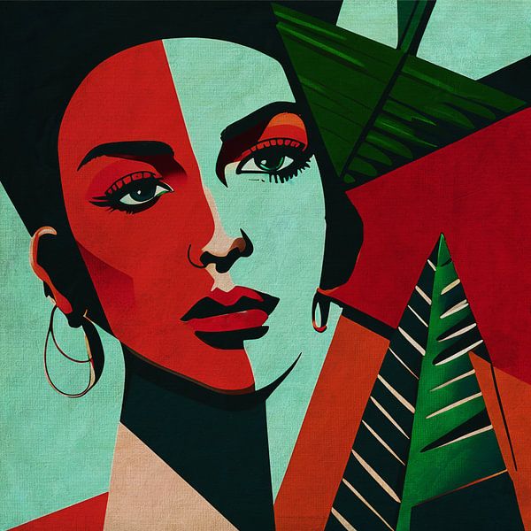 The girl with the earrings by Jan Keteleer (JanKé): A Journey Beyond the Canvas
