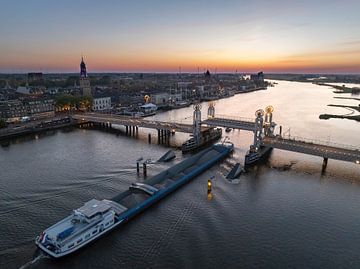 Kampen lente zonsondergang luchtfoto van Sjoerd van der Wal Fotografie