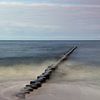 Oostzee - Buhne op het strand van Usedom (2) van t.ART