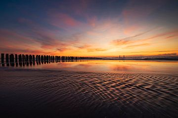 Fascinans (Sonnenuntergangsstrand Domburg) von Thom Brouwer