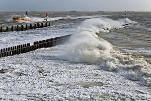 Storm in Vlissingen.