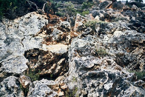 Rotswand op Kefalonia, Griekenland