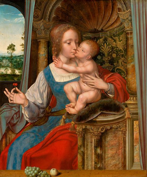 Mary with child, Quinten Massijs (I) by Masterful Masters