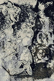 Gesichter in der Gestalt in schwarzweiß von Albert Zeeb