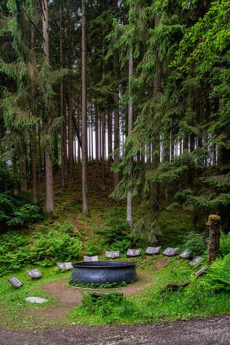 Le lieu des sorcières près d'Oberkirchen. (Haut)