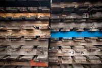 pallets in het havengebied van Rotterdam #7425
