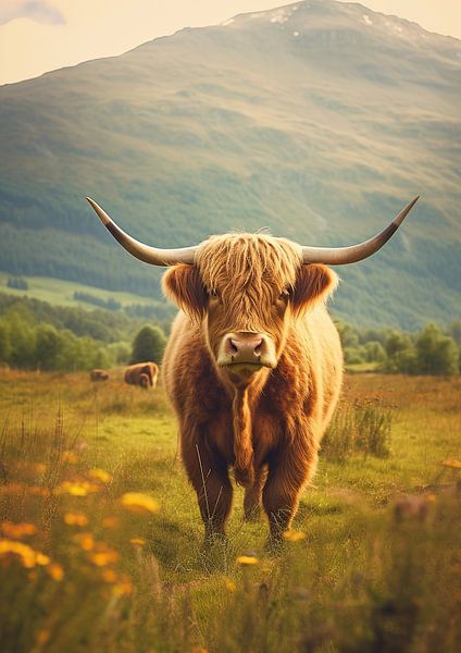 Scottish Highlander Highland Cow Cattle by Niklas Maximilian