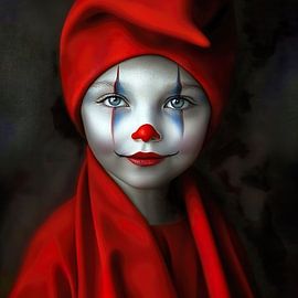 Niedlicher kleiner Harlekin