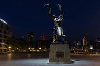 Monument De Verwoeste Stad in Rotterdam van MS Fotografie | Marc van der Stelt thumbnail