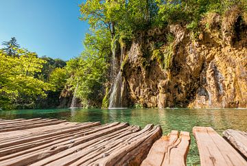 Plitvice meren, nationaal park Plitvice van Lisa Dumon