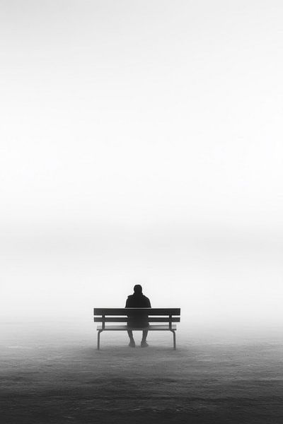 Loneliness in the fog by Poster Art Shop