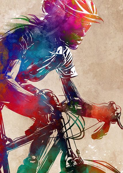 Radfahren #Radfahren #Sport #Fahrrad von JBJart Justyna Jaszke