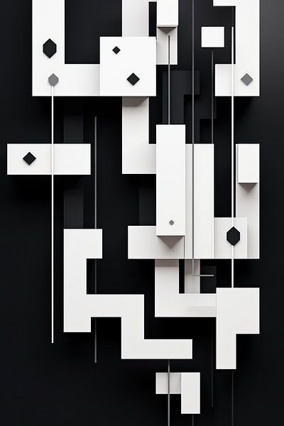 Geometric Art 1019 by Wonderful Art