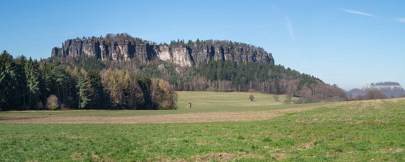 Pfaffenstein, Bergpanorama in der Sächsischen Schweiz von Adriana Müller