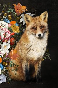 Fox among the Flowers van Marja van den Hurk