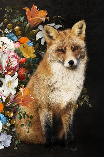 Fox among the Flowers