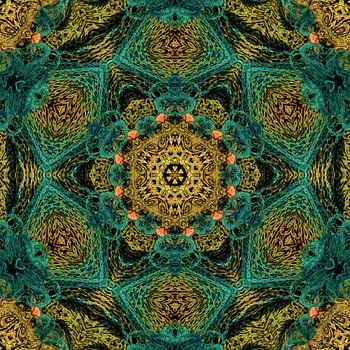 Mandala visnet groen