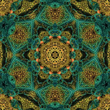 Mandala visnet groen
