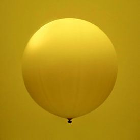 Moderne Abstraktion. Minimalismus. Senffarbe. von Alie Ekkelenkamp