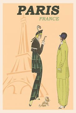 Modeskizze Eiffelturm Paris von Peter Balan