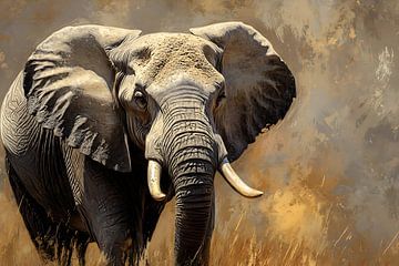 Afrikanischer Elefant von PixelPrestige