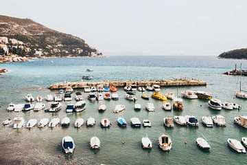 Boats in Dubrovnik by Jessie Jansen