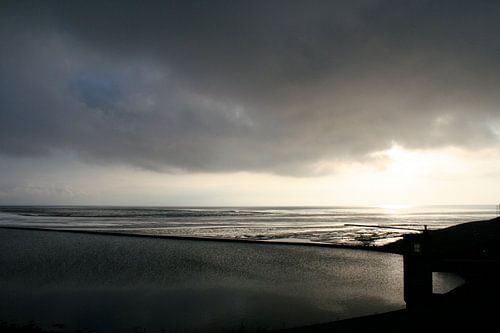 Donkere  wolken boven ' t Kuintje