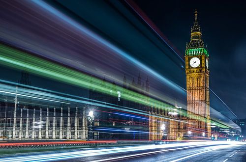 Big Ben vroeg in de avond