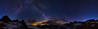 Alpen nacht panorama von Dennis van de Water Miniaturansicht