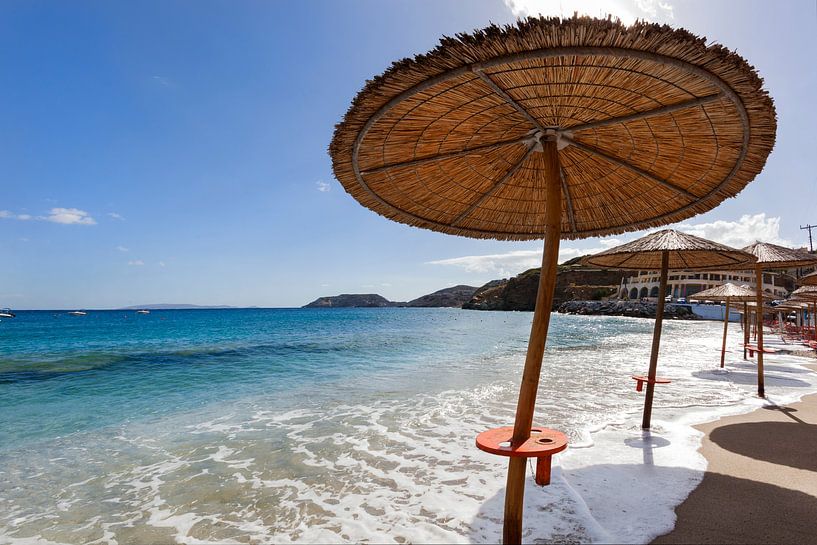 Flood on the beach of Agia Palagia on Crete in Greece by Peter de Kievith Fotografie