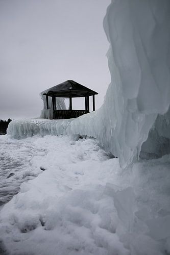 Het bevroren paviljoen, bevroren natuurkracht in Åmål