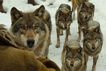 wolven in Nederland van Egon Zitter