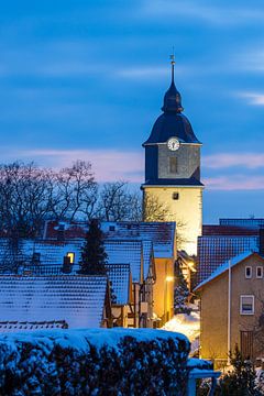 De kerktoren van Herleshausen van Roland Brack