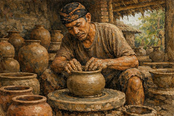 Potier traditionnel de Kasongan