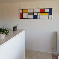 Kundenfoto: Piet Mondrian Hommage XL von Harry Hadders, auf leinwand