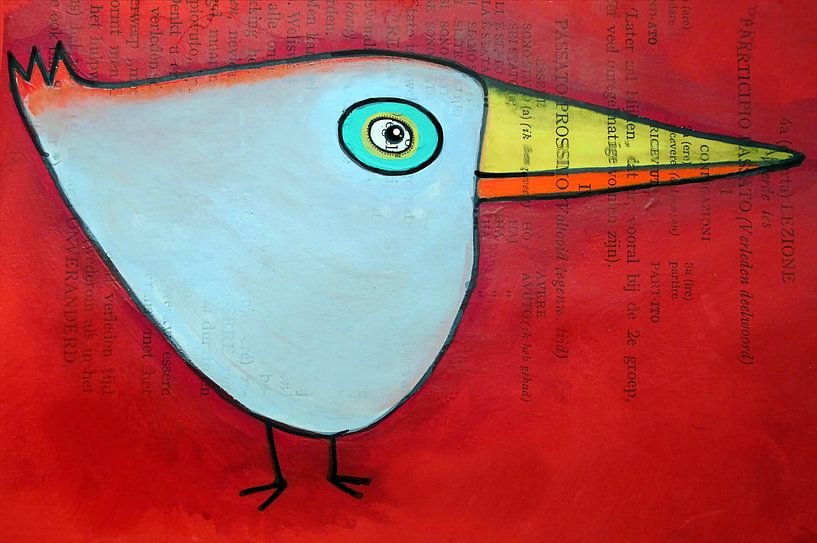 Blue Bird van SheThinksInColors
