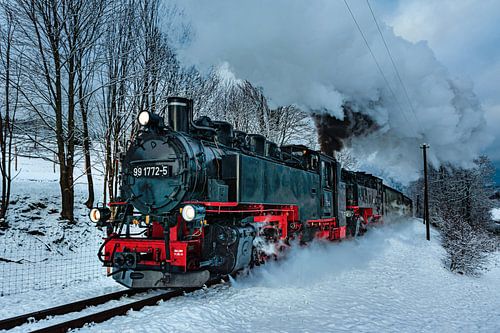 Fichtelbergbahn im Erzgebirge