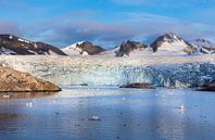Hornbreen gletsjerfront Spitsbergen van Joy van der Beek thumbnail