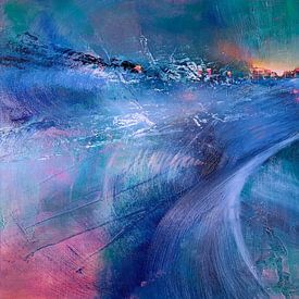 Blauwe energie - panorama van Annette Schmucker