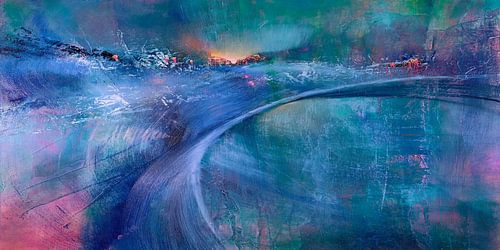 Blauwe energie - panorama van Annette Schmucker