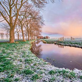 Winterlandschap Noord-Holland van Harry Schuitemaker